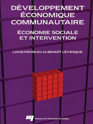 cover image of Développement économique communautaire
